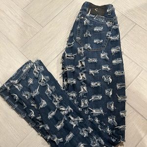 Vivienne Westwood ‘91 Vintage Cut & Slashed Denim